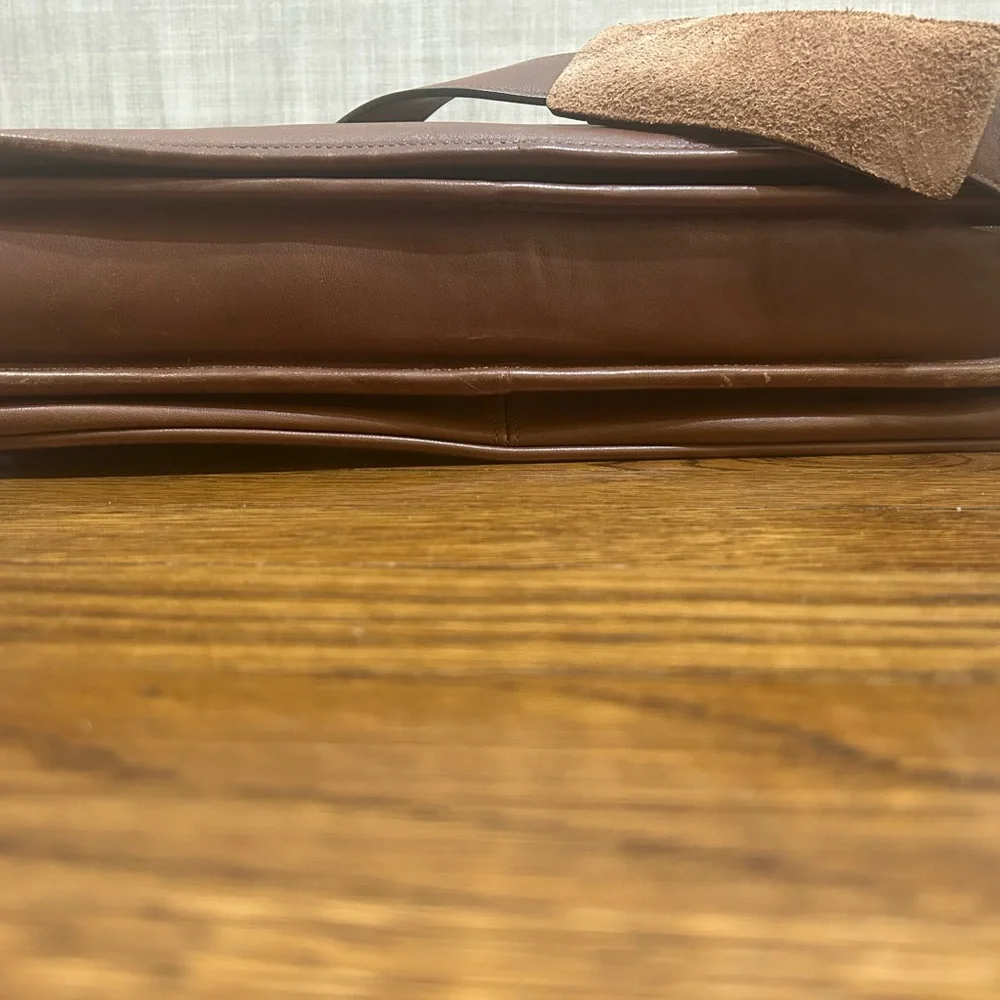 Brown Leather Men's Bag - Picture 4 of 4